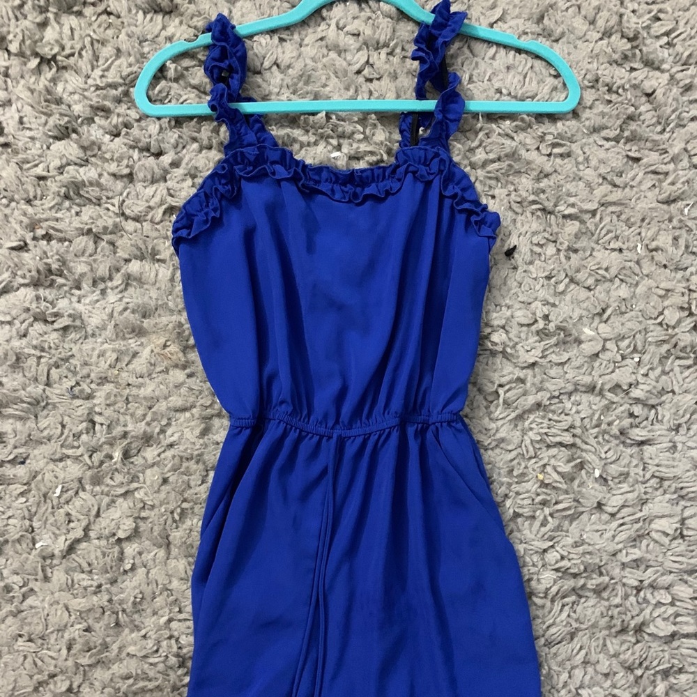 royal blue romper